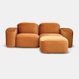 Muse Sofa - Two Seater with Muse Ottoman