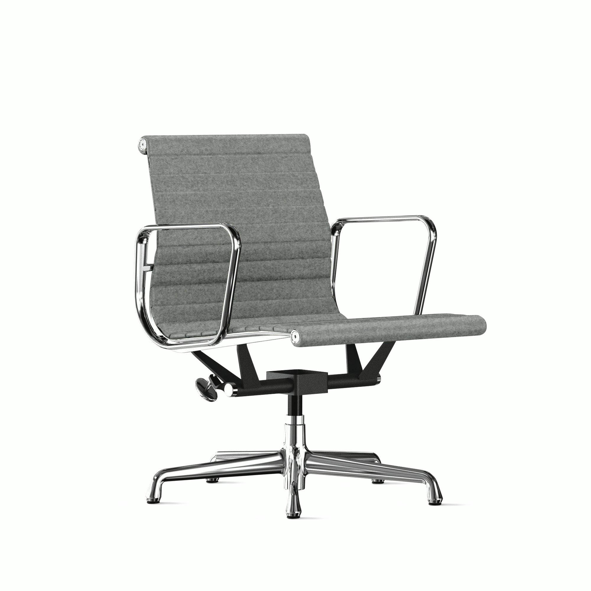 Eames Aluminum Group Chair - Management Height,  Manual Lift