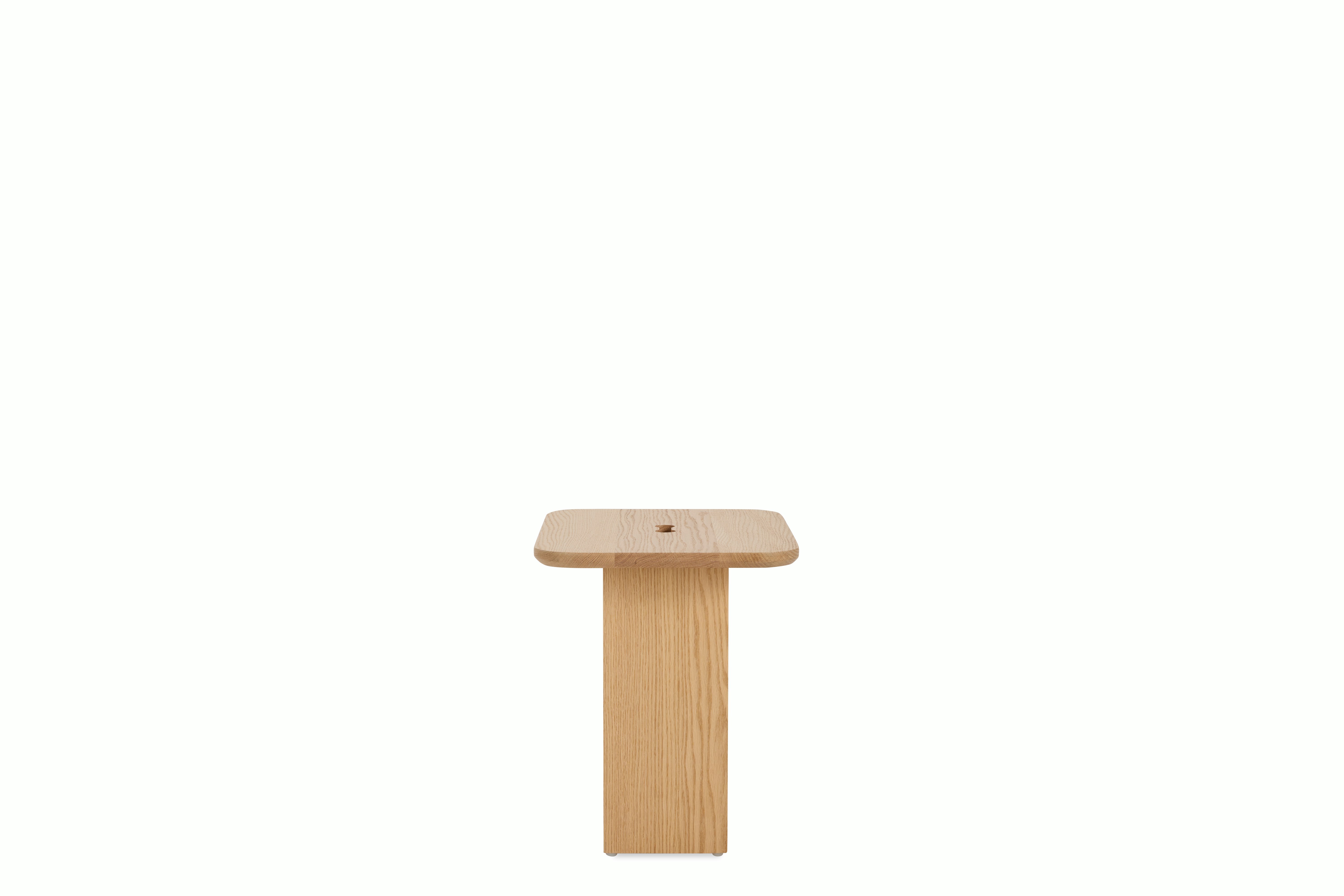 Decimo Bedside Table - red-oak