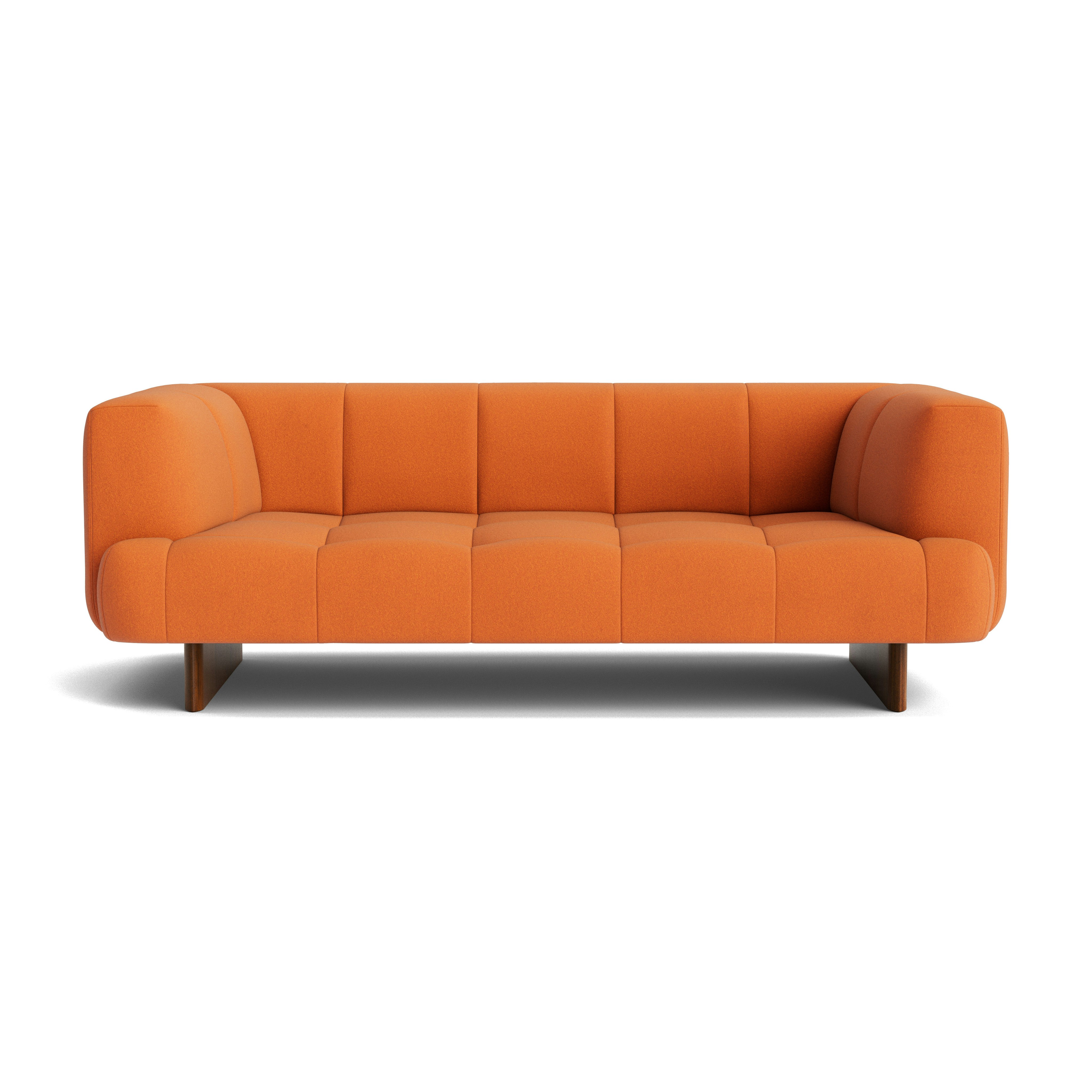 Quilton Lift Sofa - 2-Seat Sofa, Beck, Candescent, Lacquered Walnut