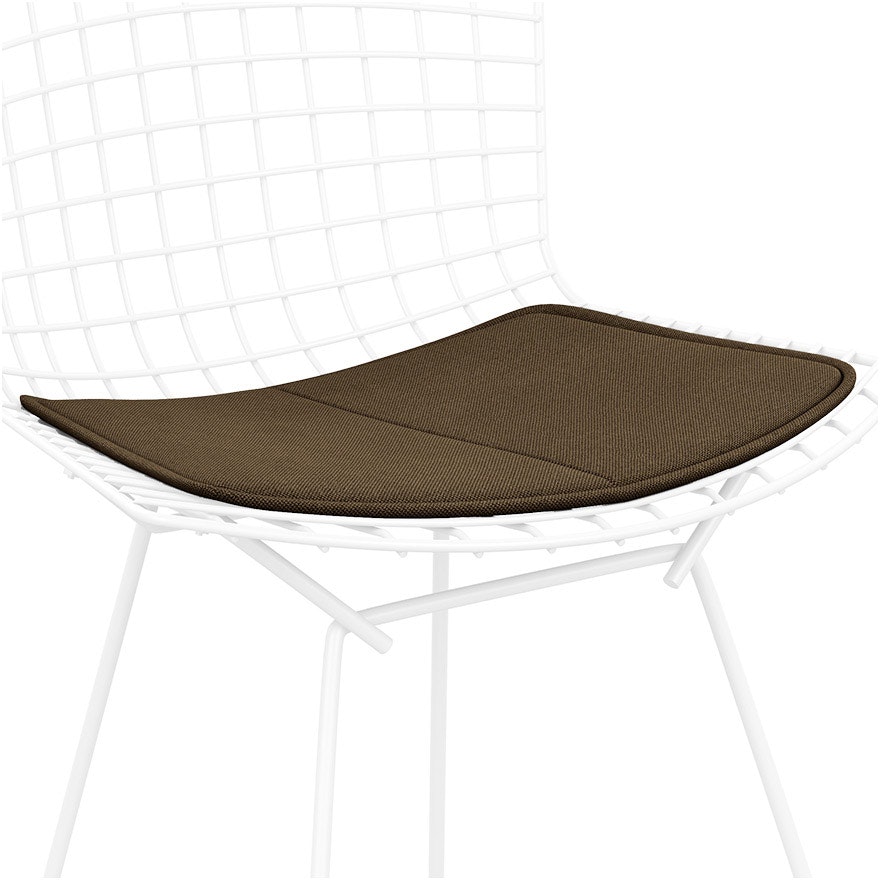 Bertoia Dining Seat Pad- Hourglass, Mocha