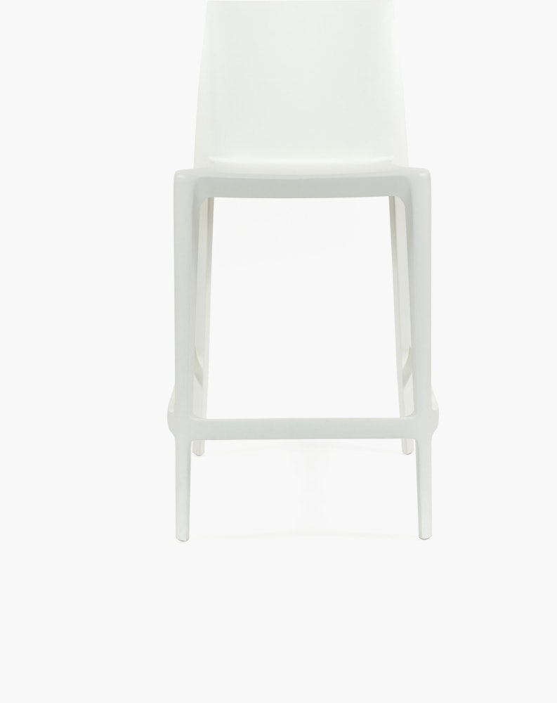 Bellini Stool - Set of 2 - Counter Height, White