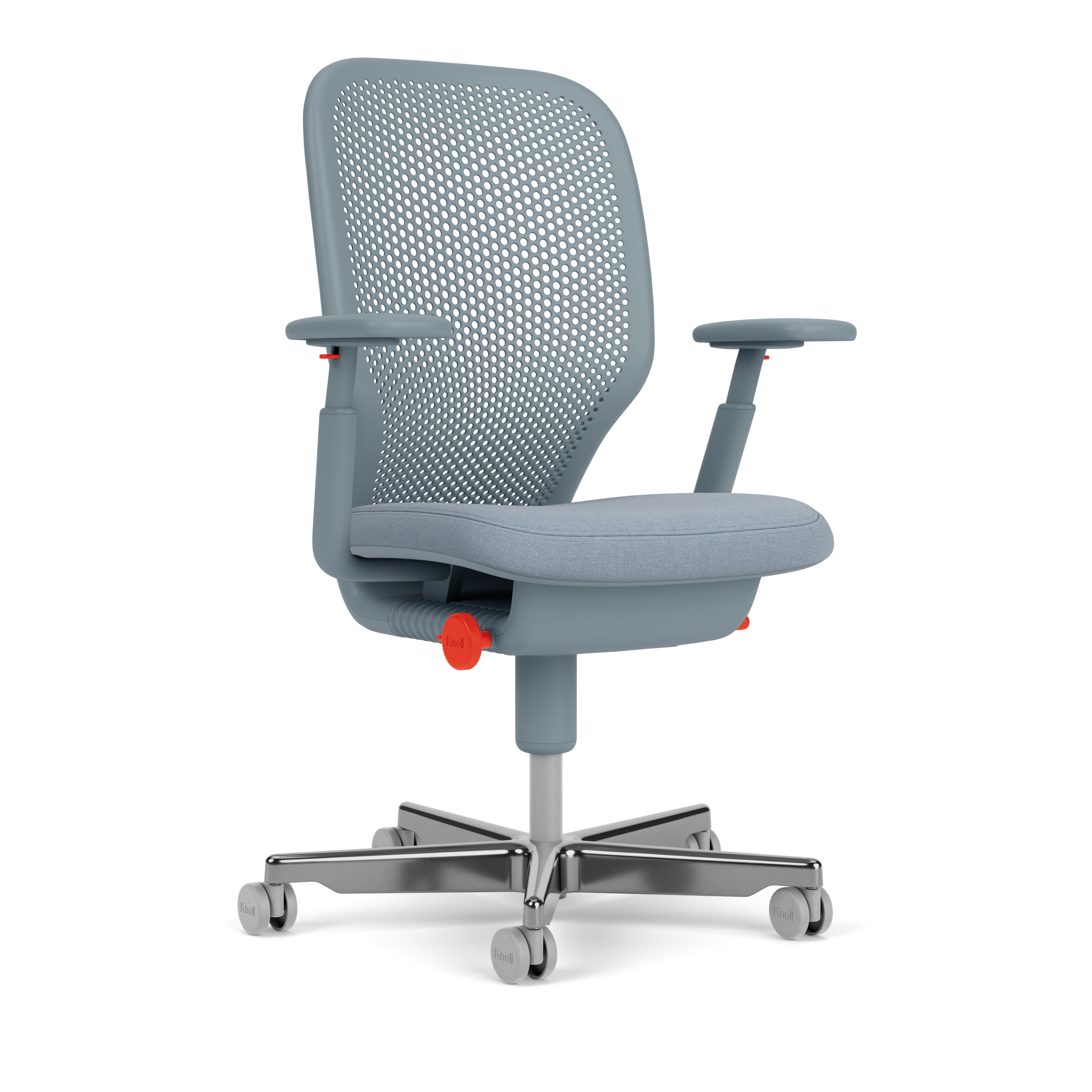 Newson Task Chair - High Performance Arms, Polished Aluminum Base