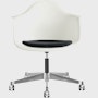 Eames Molded Plastic Task Armchair with Seatpad