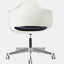 Eames Molded Plastic Task Armchair with Seatpad