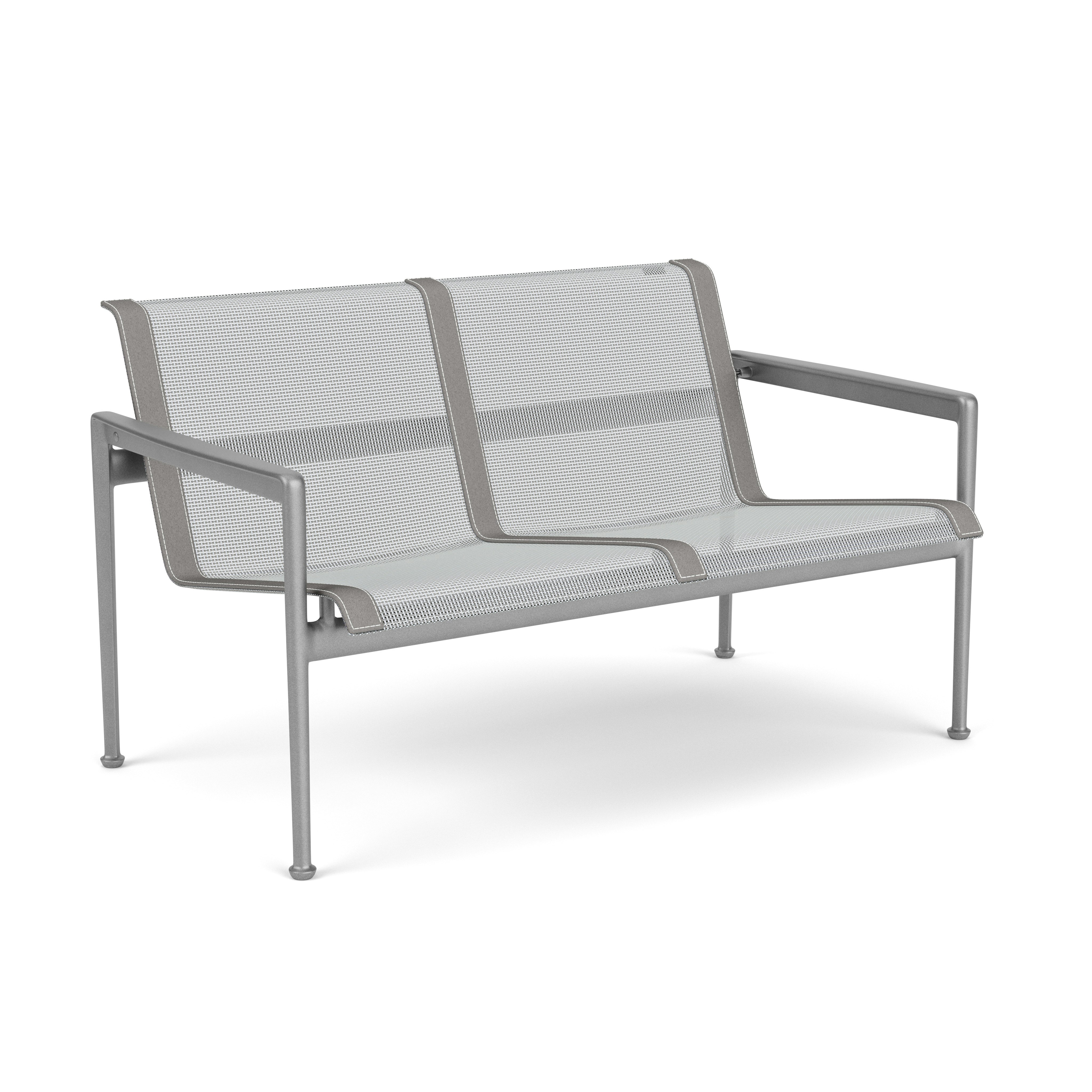 1966 Sofa - 2 Seater, Silver, Grey, Aluminum