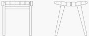 Risom Sitting Stool