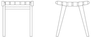 Risom Sitting Stool
