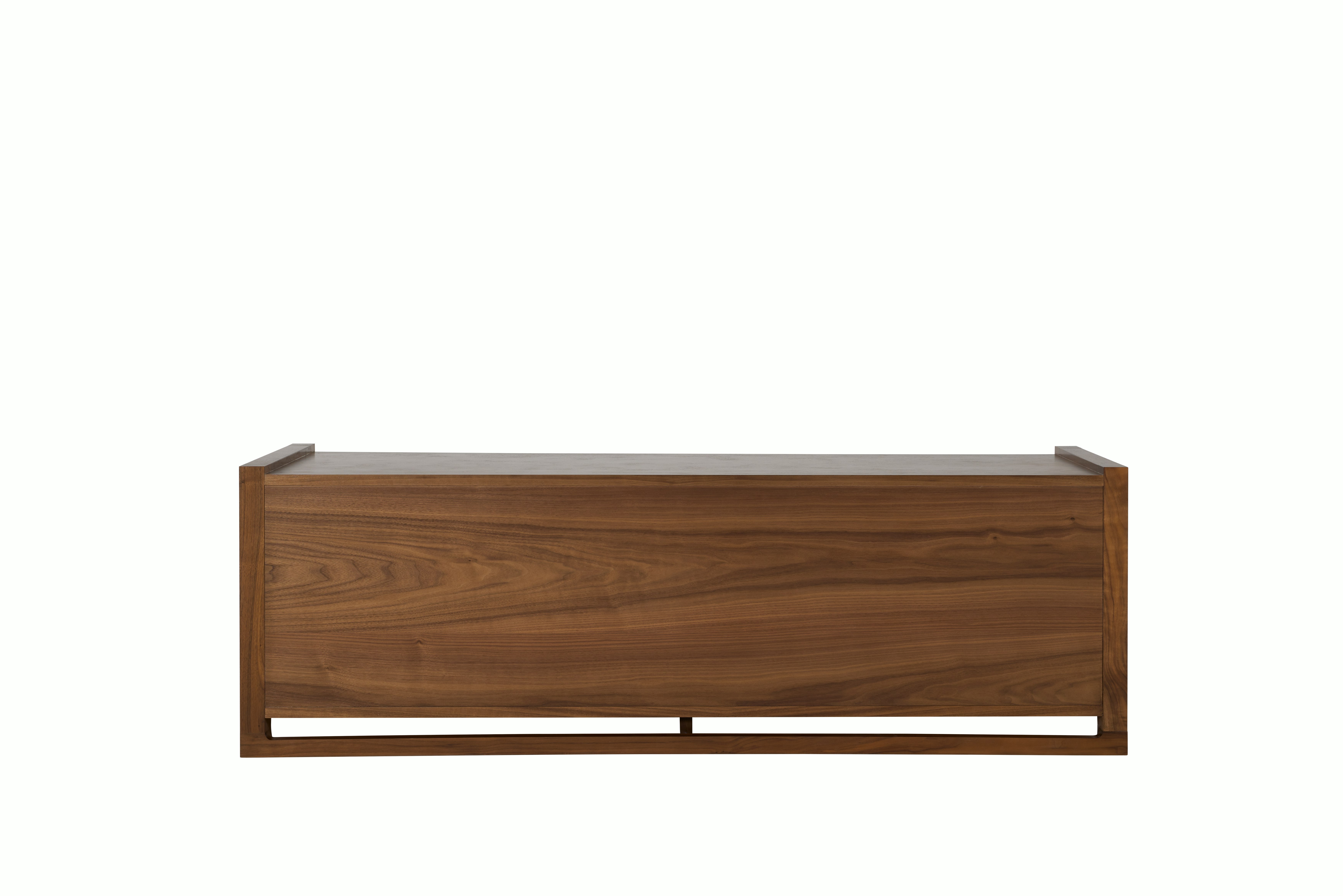Matera Media Unit - 60",  Walnut"