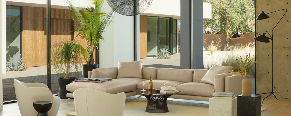 Como sectional sofa