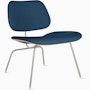 Eames Molded Plywood Lounge Chair Metal Base (LCM) Eames Molded Plywood Lounge Chair Metal Base (LCM), Upholstered