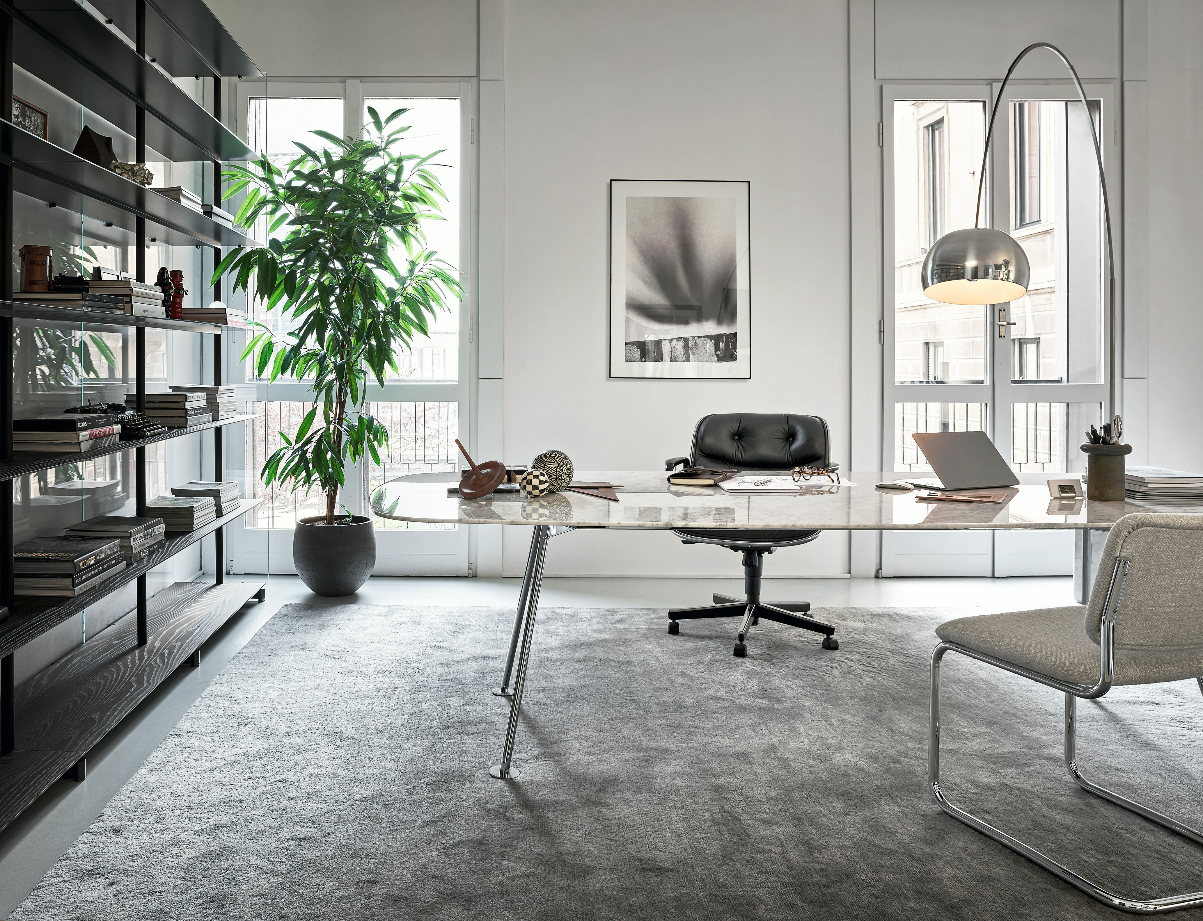 Grasshopper Dining Table Pollock Executive Chair Cesca Chair - Armless Work From Home