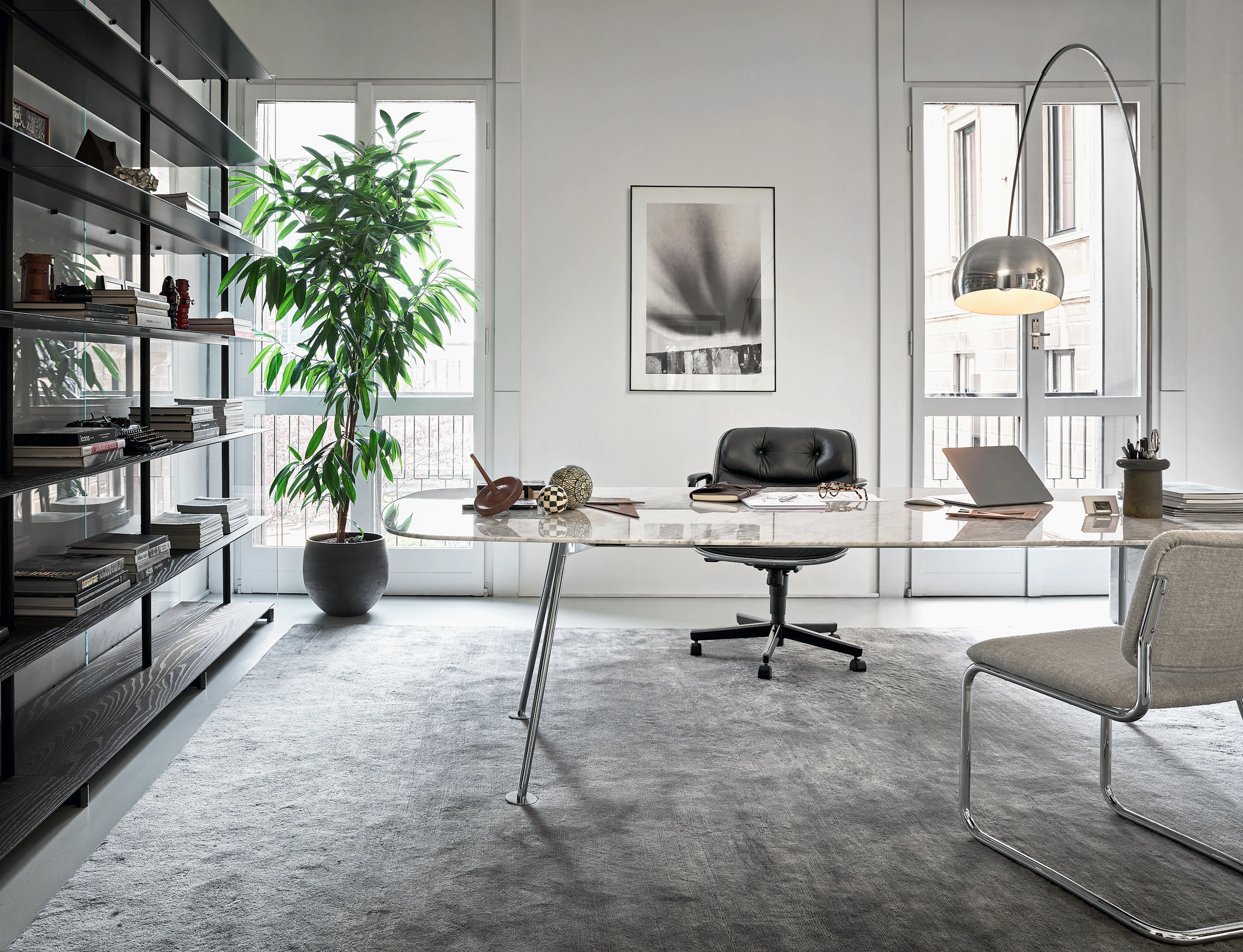 Grasshopper Dining Table Pollock Executive Chair Cesca Chair - Armless Work From Home