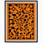 Girard Geometric D Girard Geometric D, Framed