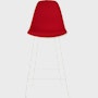 Eames Upholstered Molded Plastic Stool