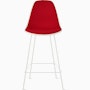 Eames Upholstered Molded Plastic Stool Eames Upholstered Molded Plastic Stool