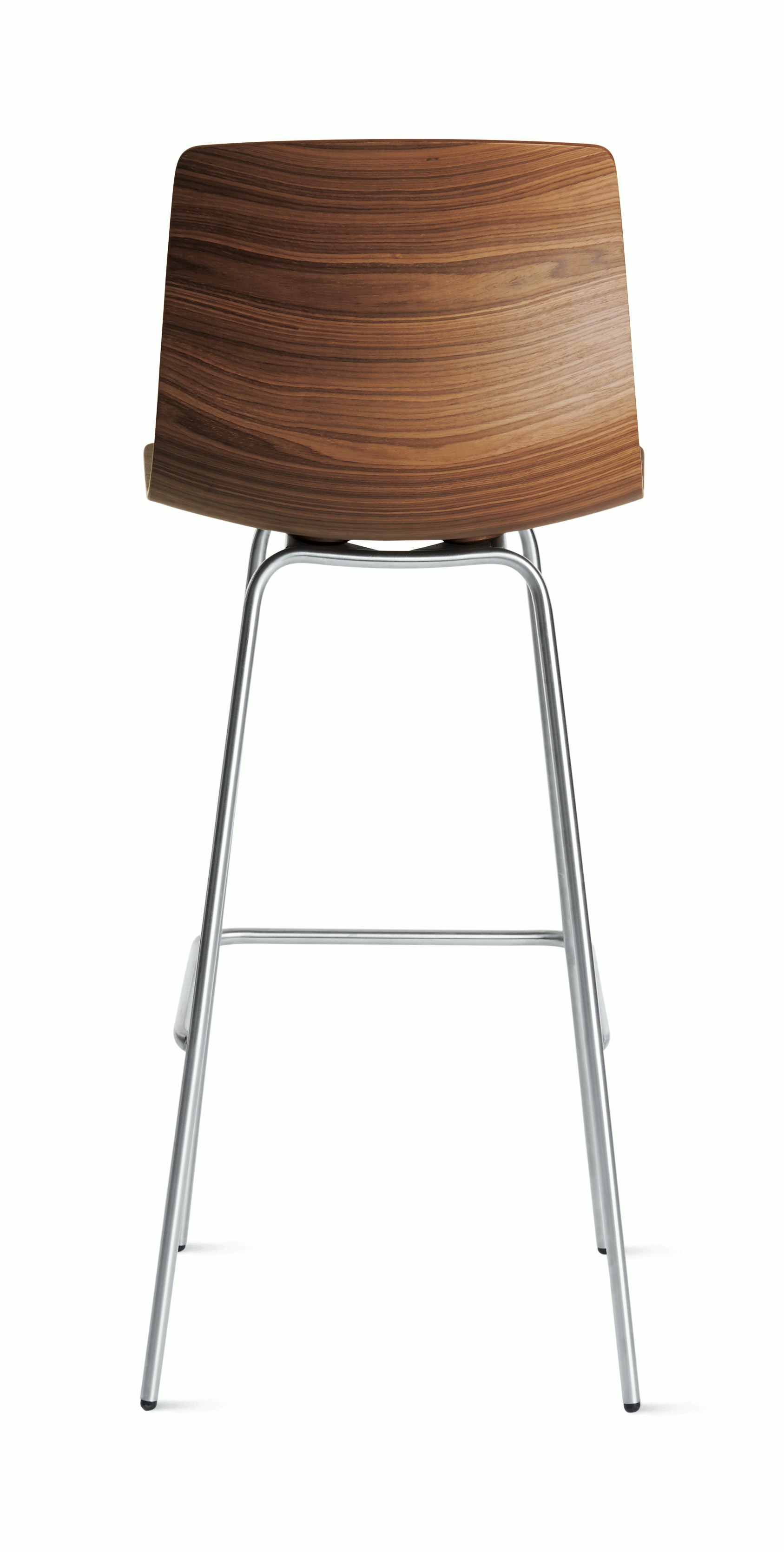 molded wood bar stool