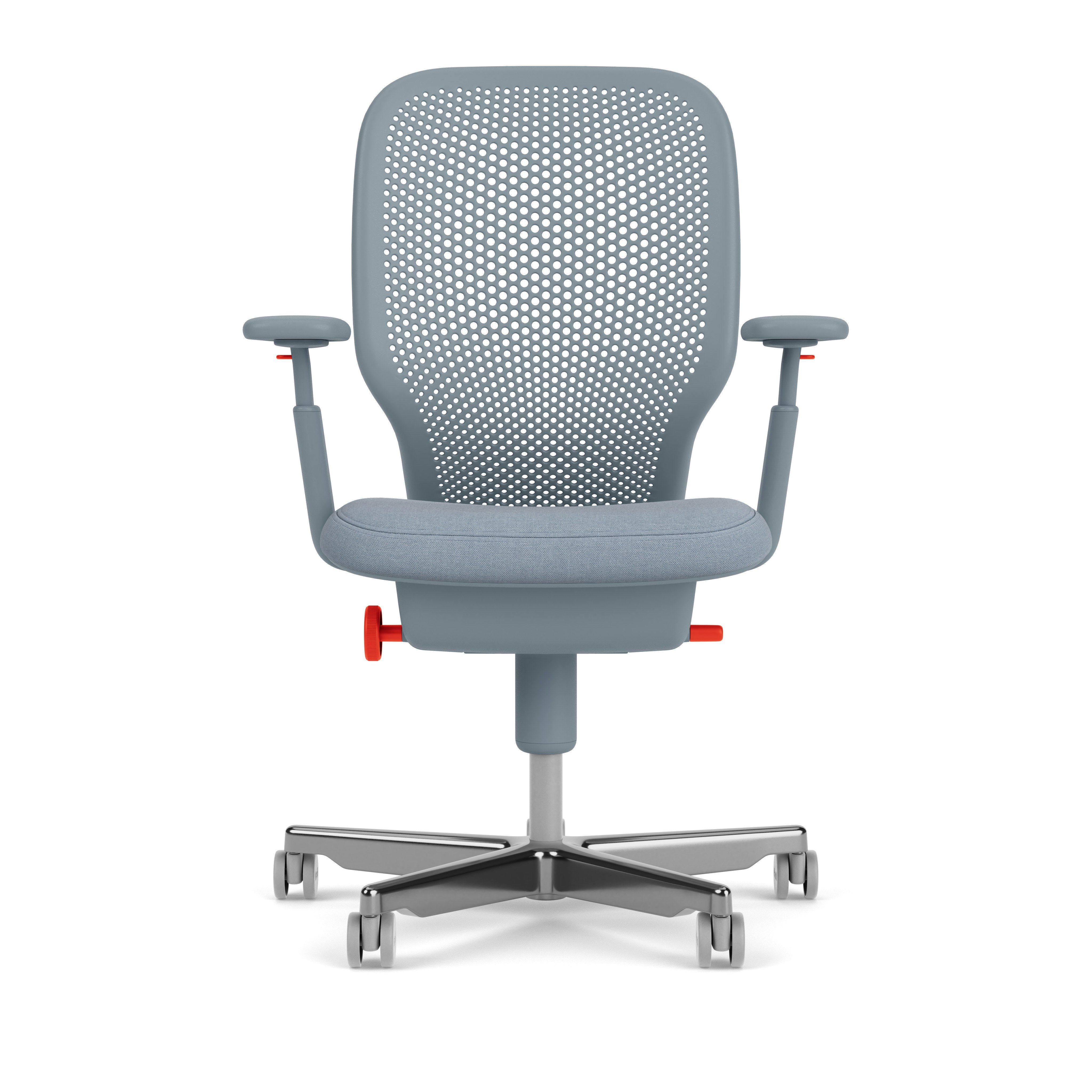 Newson Task Chair - High Performance Arms, Polished Aluminum Base