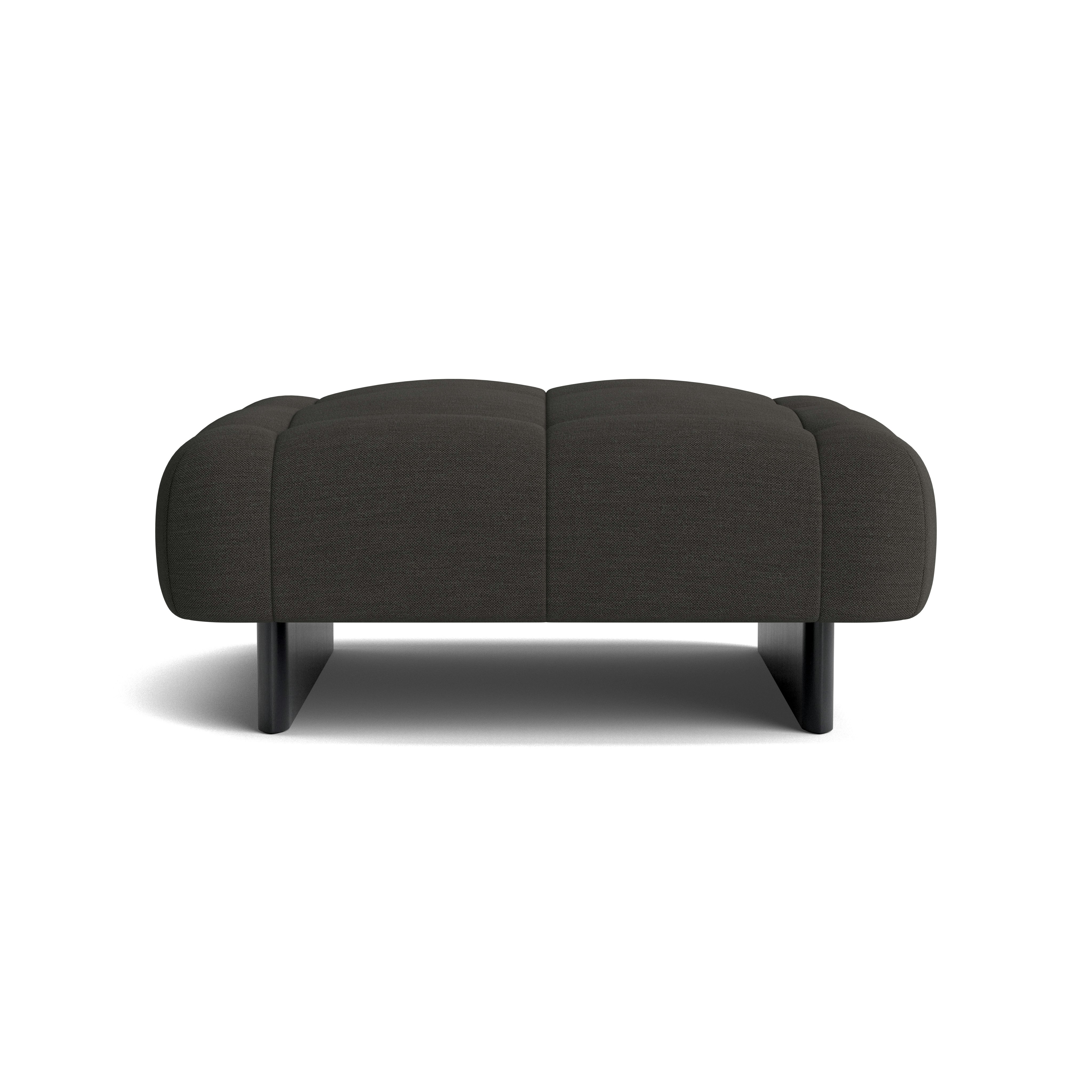 Quilton Lift Ottoman - Mode, Talus, Black Lacquered Oak