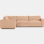 Reid Corner Sectional - L-Shaped Four Seater Sectional,  Standard,  Prone Leather,  Balsa,  1" Block"