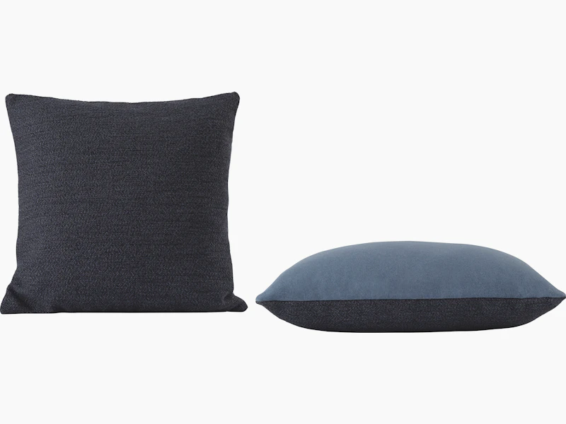 Mingle cushion 45x45 midnight blue 2 sides muuto 5000x5000 hi res