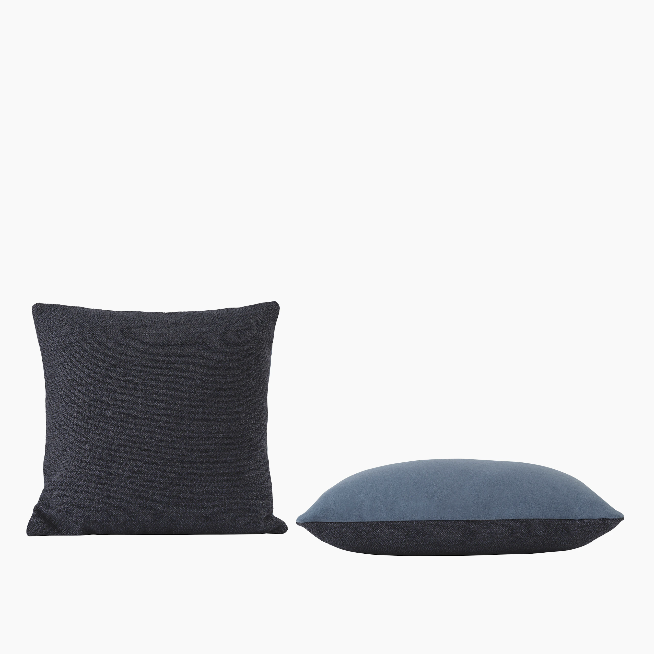 Mingle cushion 45x45 midnight blue 2 sides muuto 5000x5000 hi res
