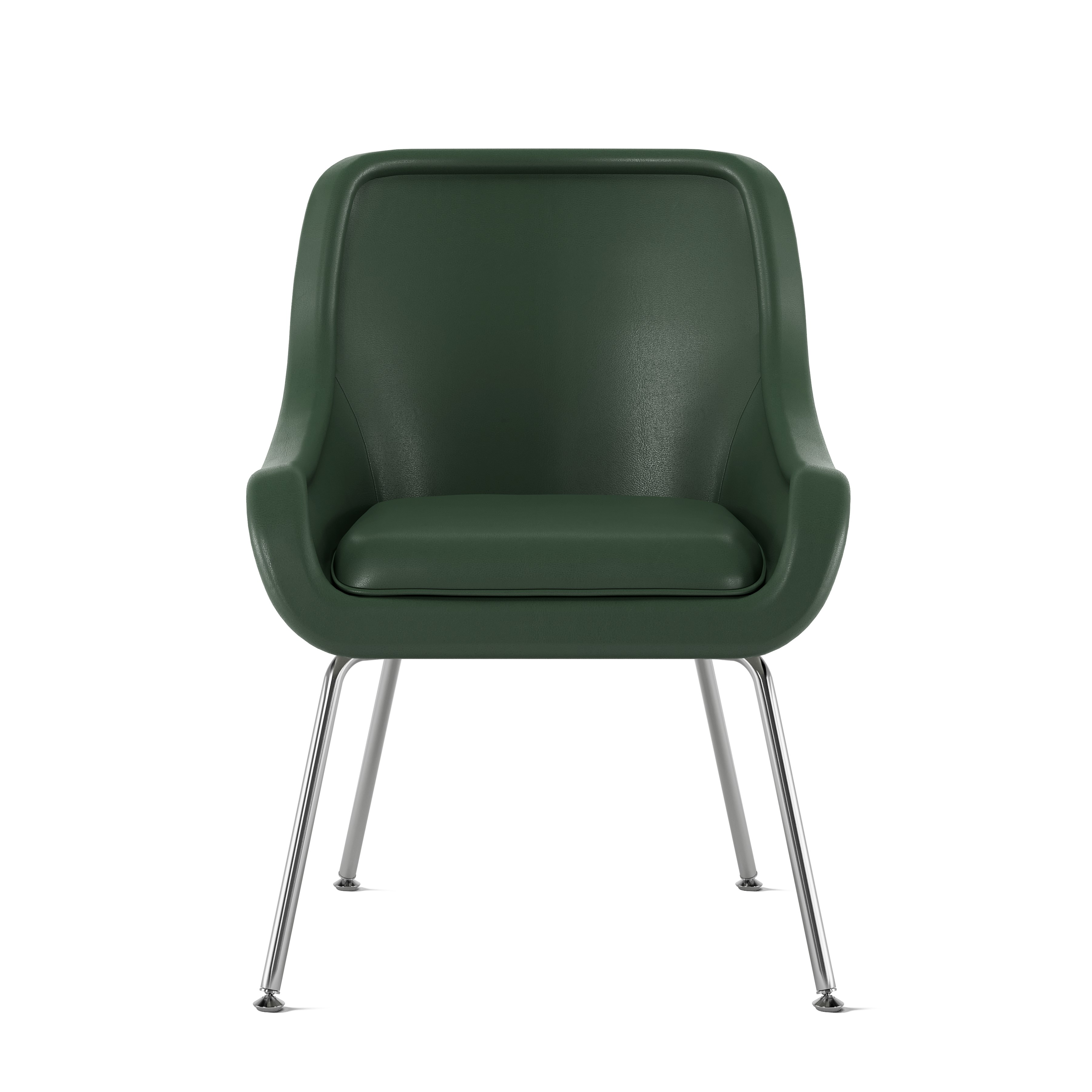 Bumper Armchair - Low Arm,  Prone Leather Vine