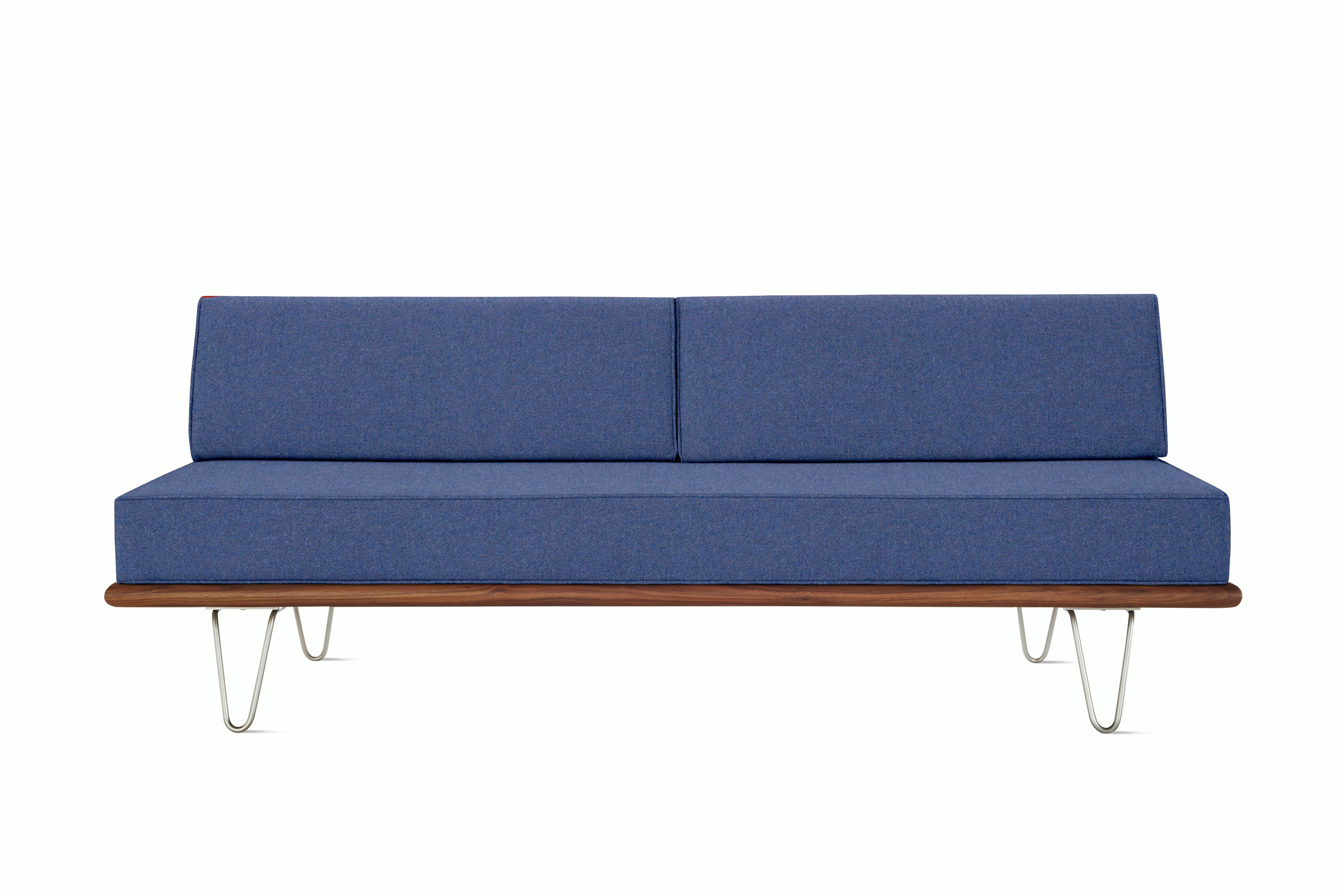 Nelson Daybed - Back Bolster,  Walnut,  Luce,  Alkali,  Hairpin