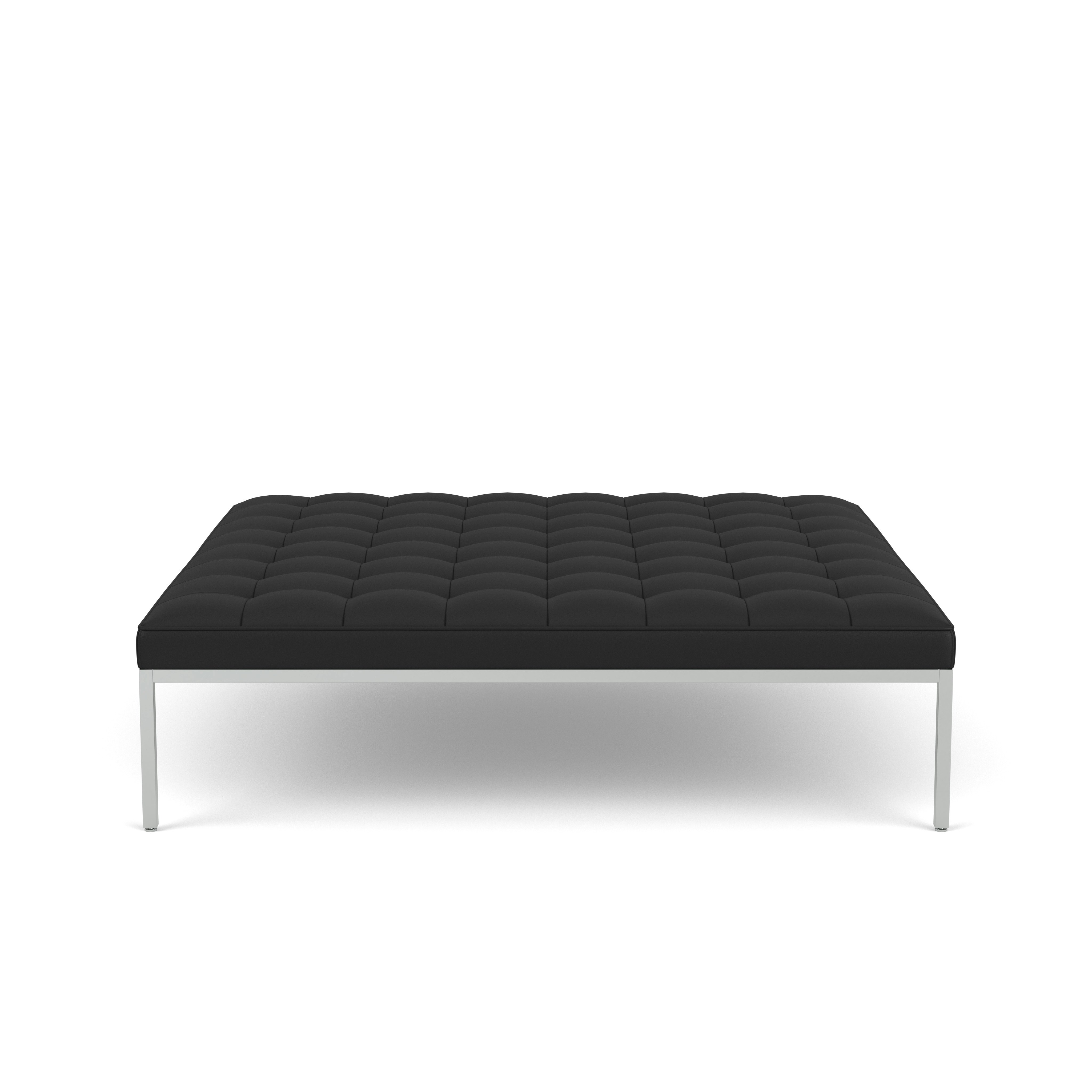Florence Knoll Square Bench Medium - Sabrina Black