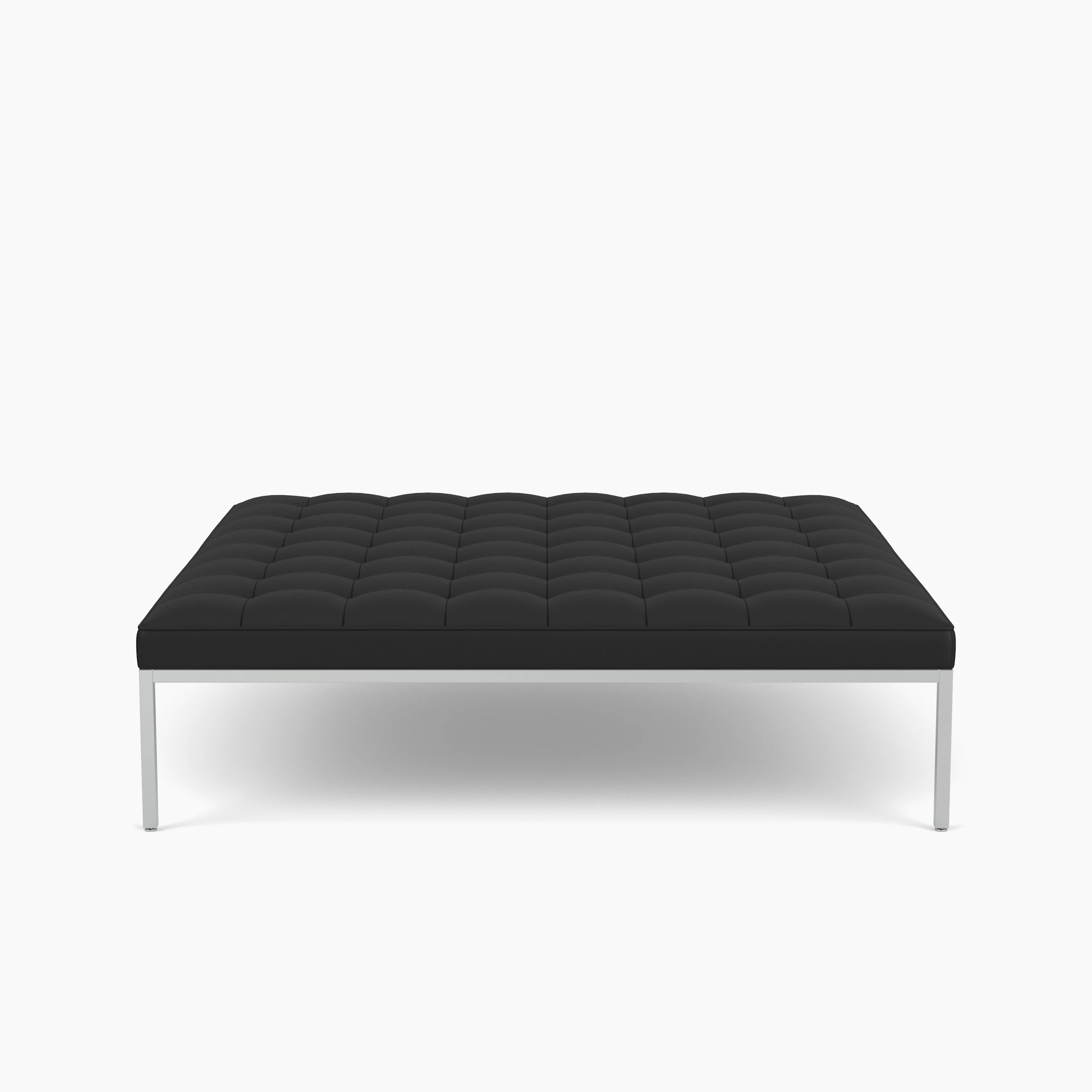 Florence Knoll Square Bench Medium - Sabrina Black