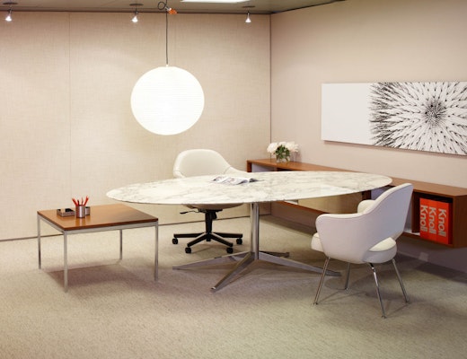 Private Office with Saarinen Table & Chairs NeoCon 2011