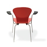 Knoll red Sprite Stacking Chair