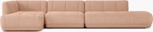 Quilton Sectional - One Arm Sectional Wide, Left