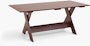 Crate Dining Table - 70.75", Iron Red"
