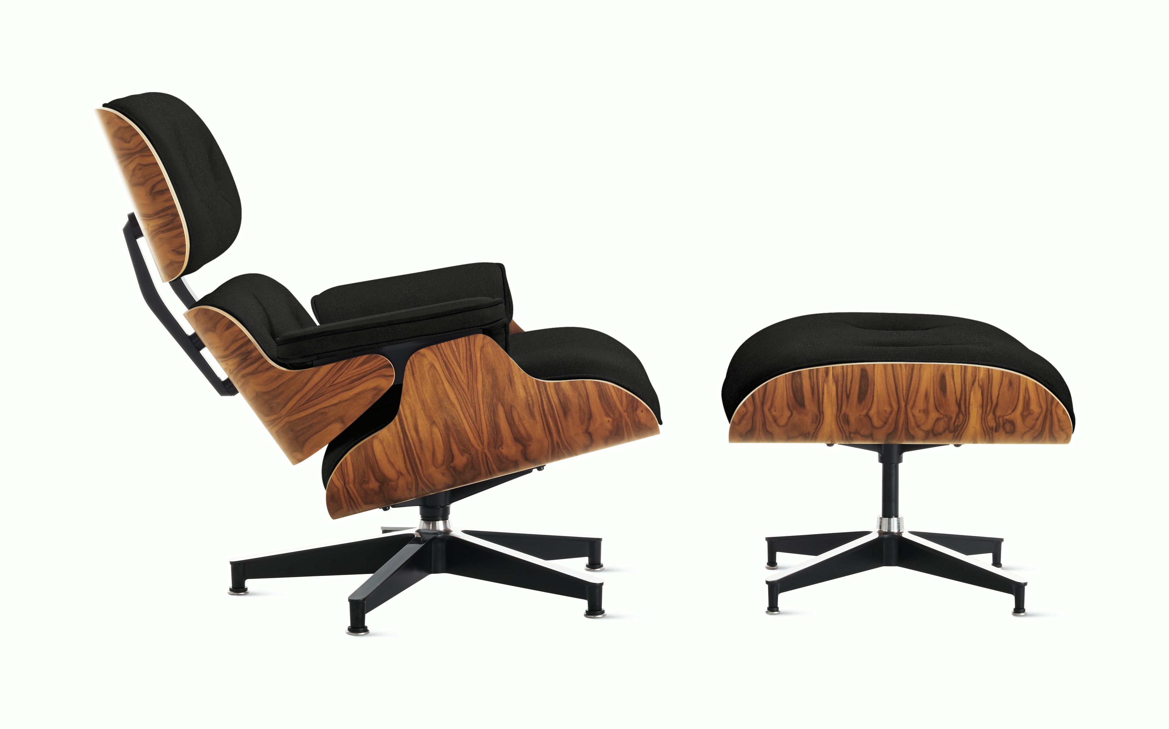 Eames Lounge and Ottoman in Prone and Stow leathers