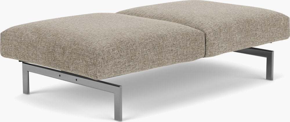 Avio Bench - Two Seater, Diva, Platinum, Polished Chrome