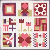 Quilted Tapestry, Purple/Pink