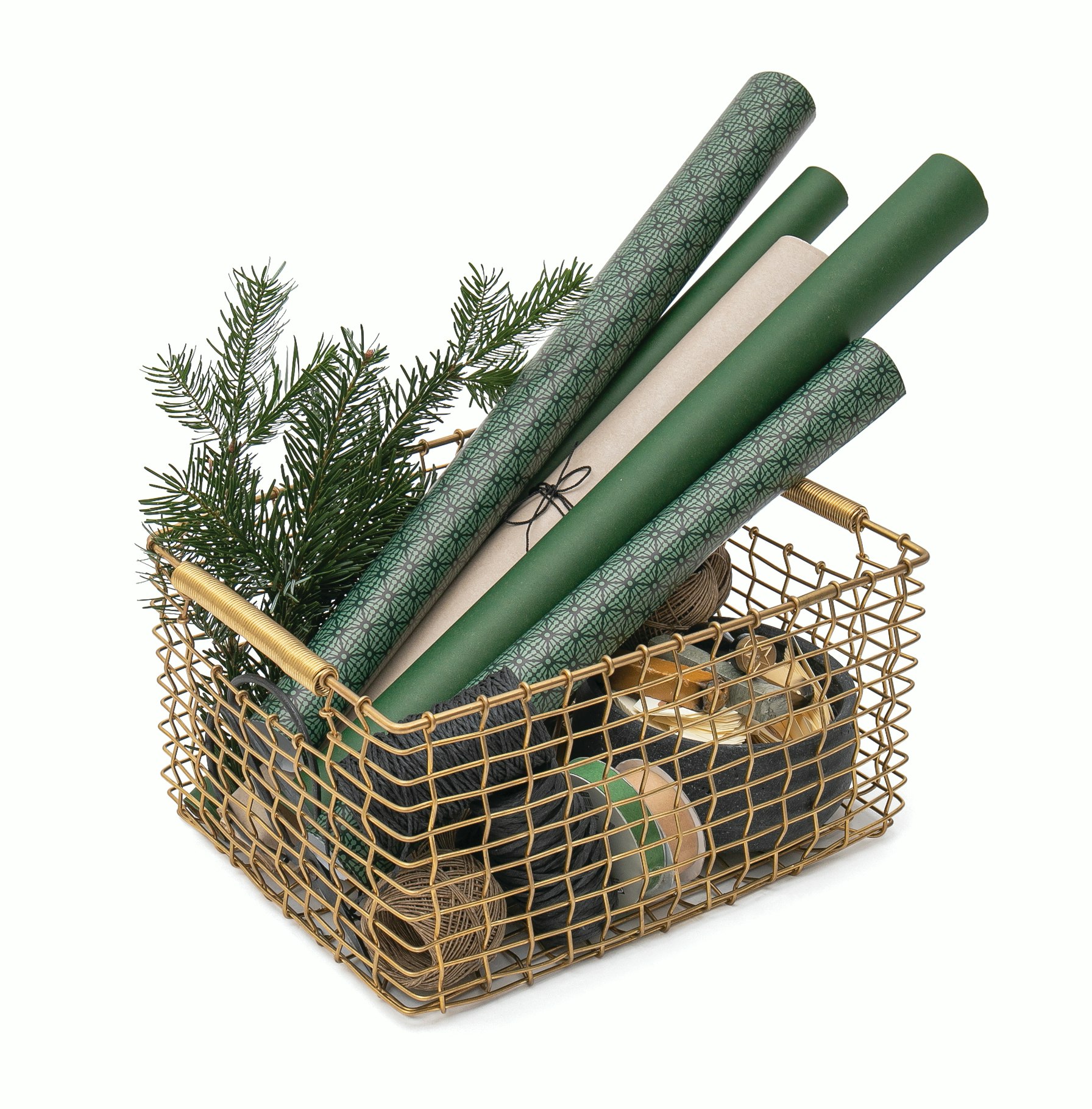 Korbo Handmade Rectangle Wire Basket