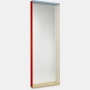 Colour Frame Mirror,  Blue/Orange,  Large
