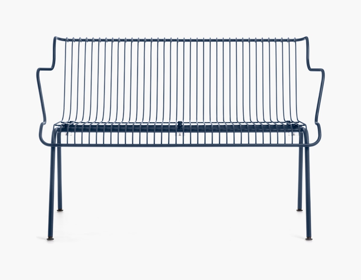 South Outdoor Dining Bench with Arms
