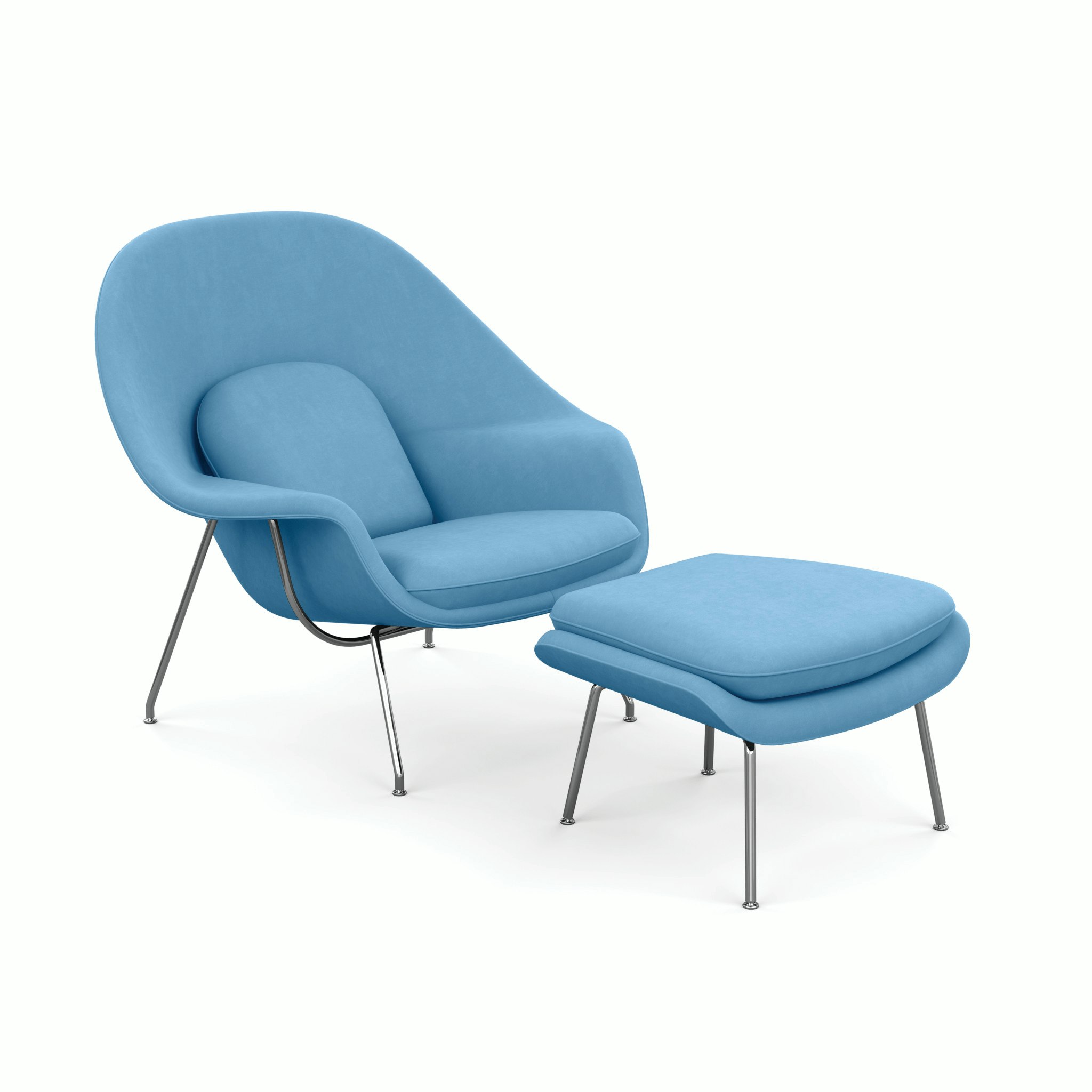Womb Chair and Ottoman Design Within Reach