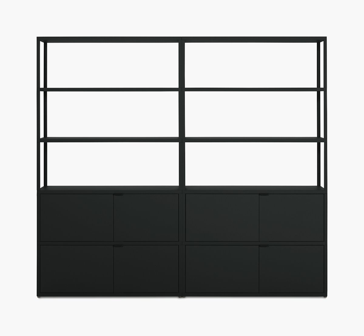 New Order Bookshelf, High Double with Double Storage