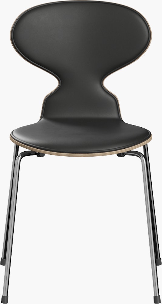Ant Chair,   Essential Leather,  Black,  Walnut