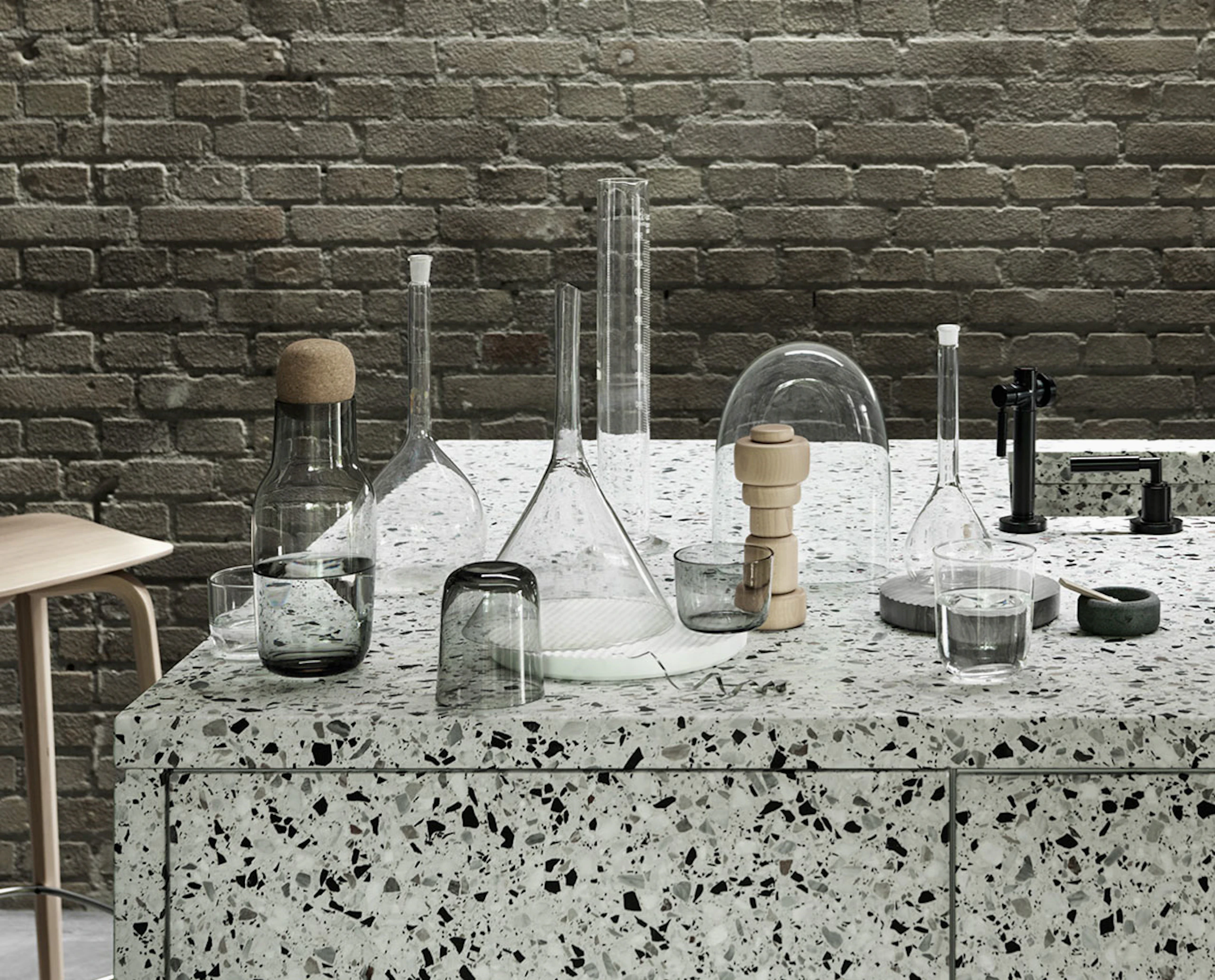 Corky Carafe, Corky Glasses