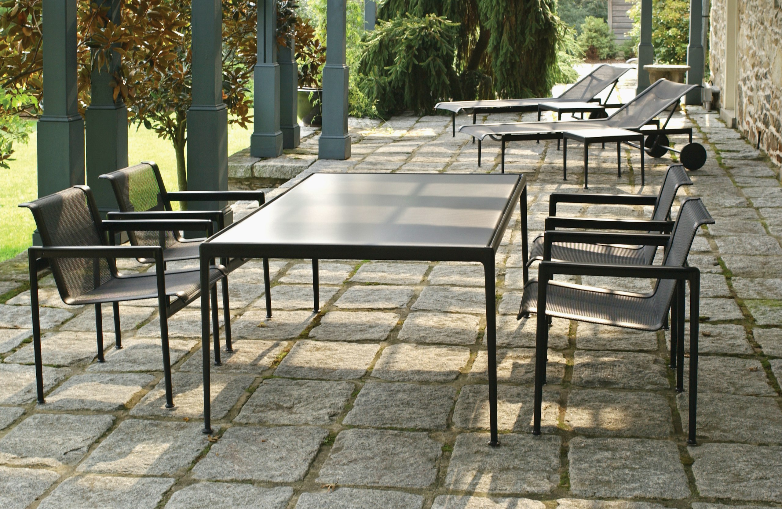 1966 Dining Table, 1966 Dining Chair, 1966 Contour Chaise