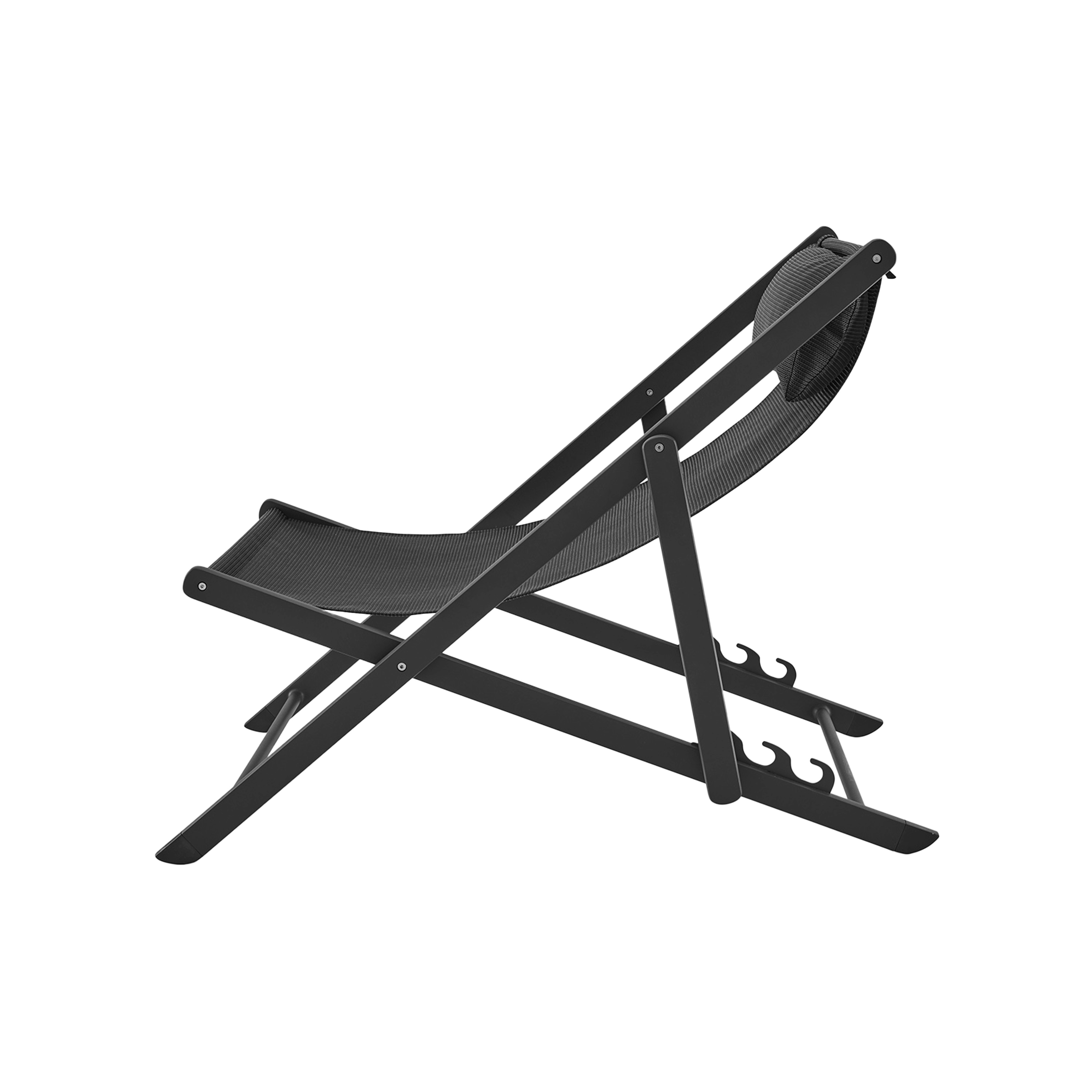 Sabbia Lounge Chair,  black