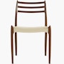 Moller Model 78 Side Chair Moller Model 78 Side Chair with Leather Seat