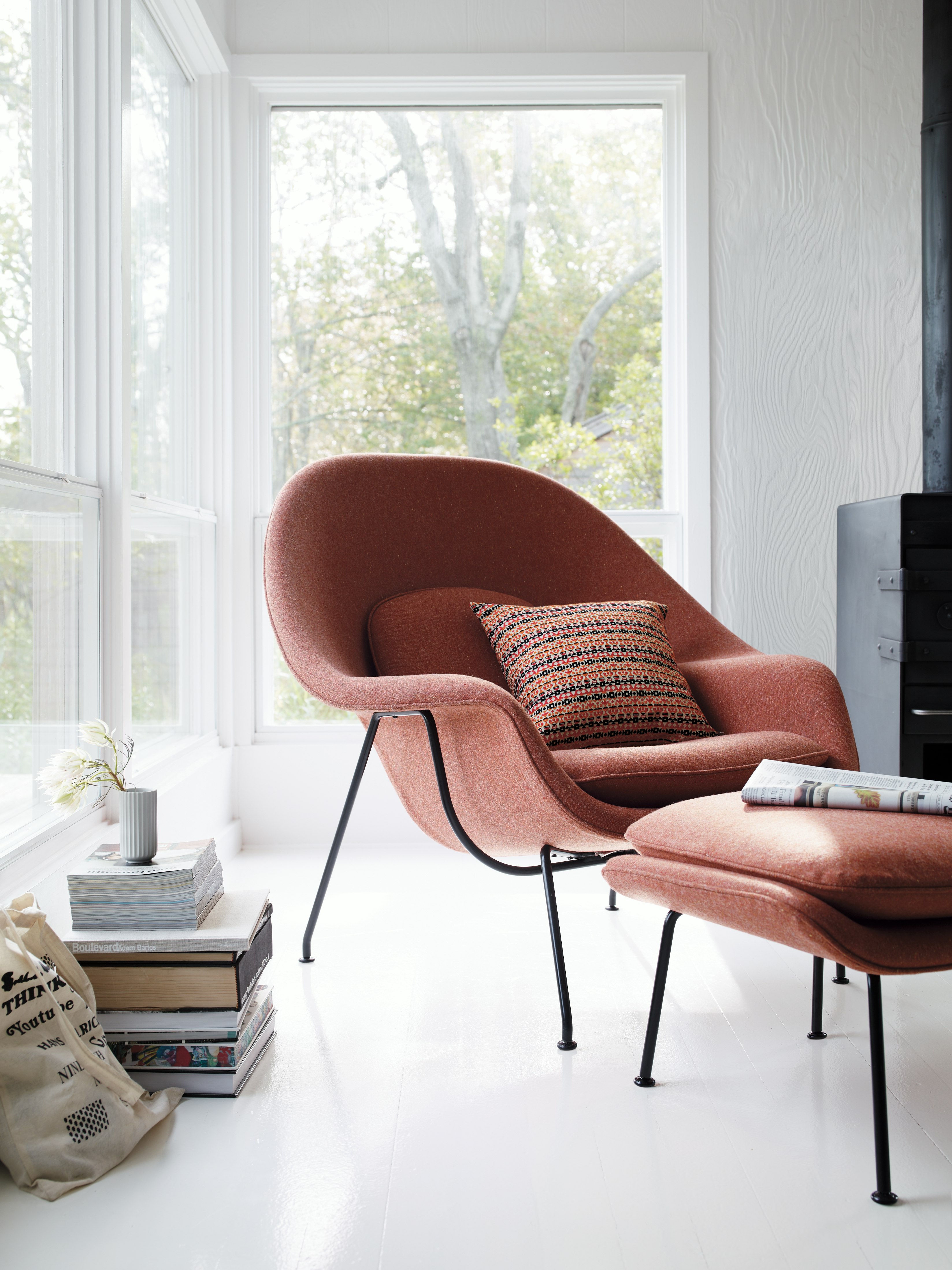 Womb Chair and Ottoman