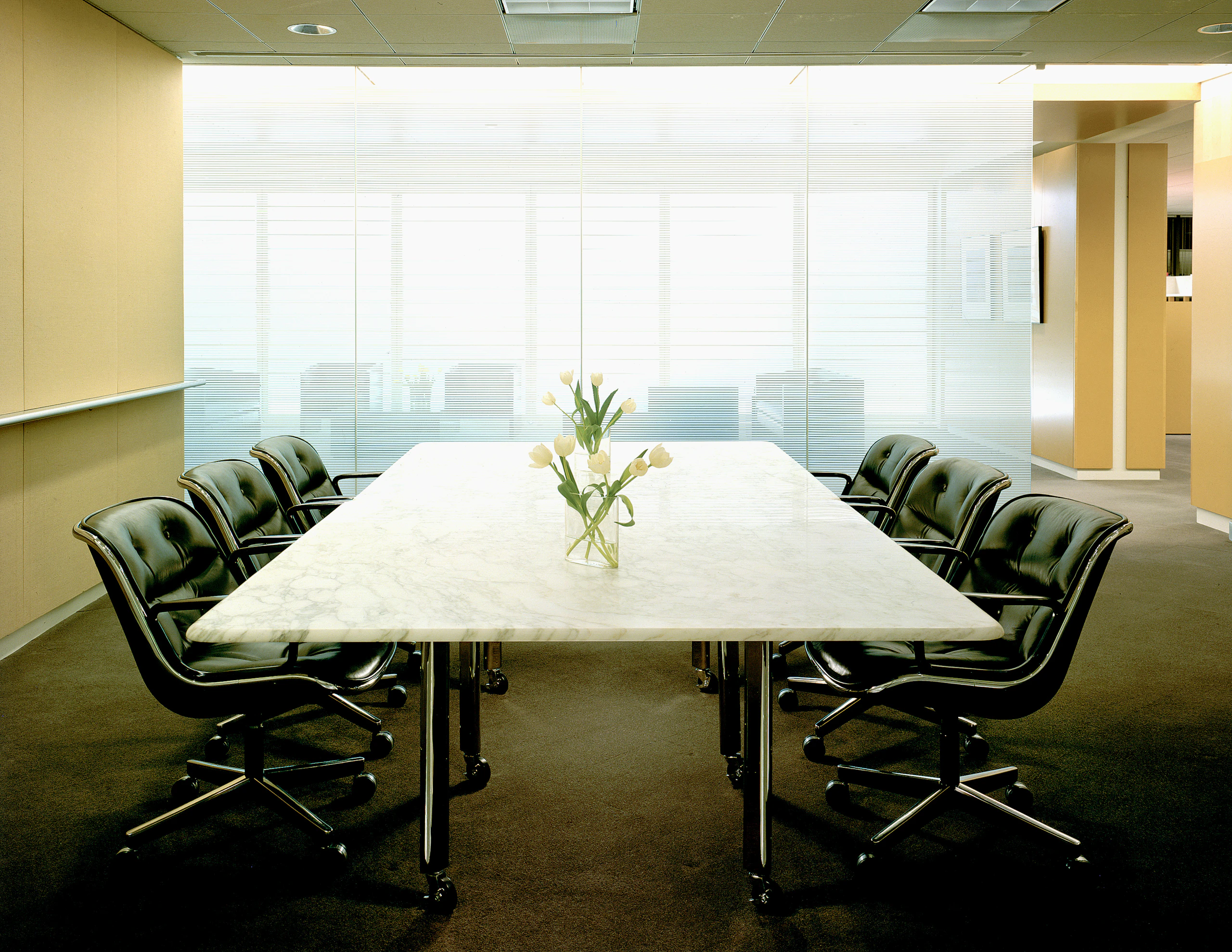 D'Urso Conference Table with Pollock Chairs