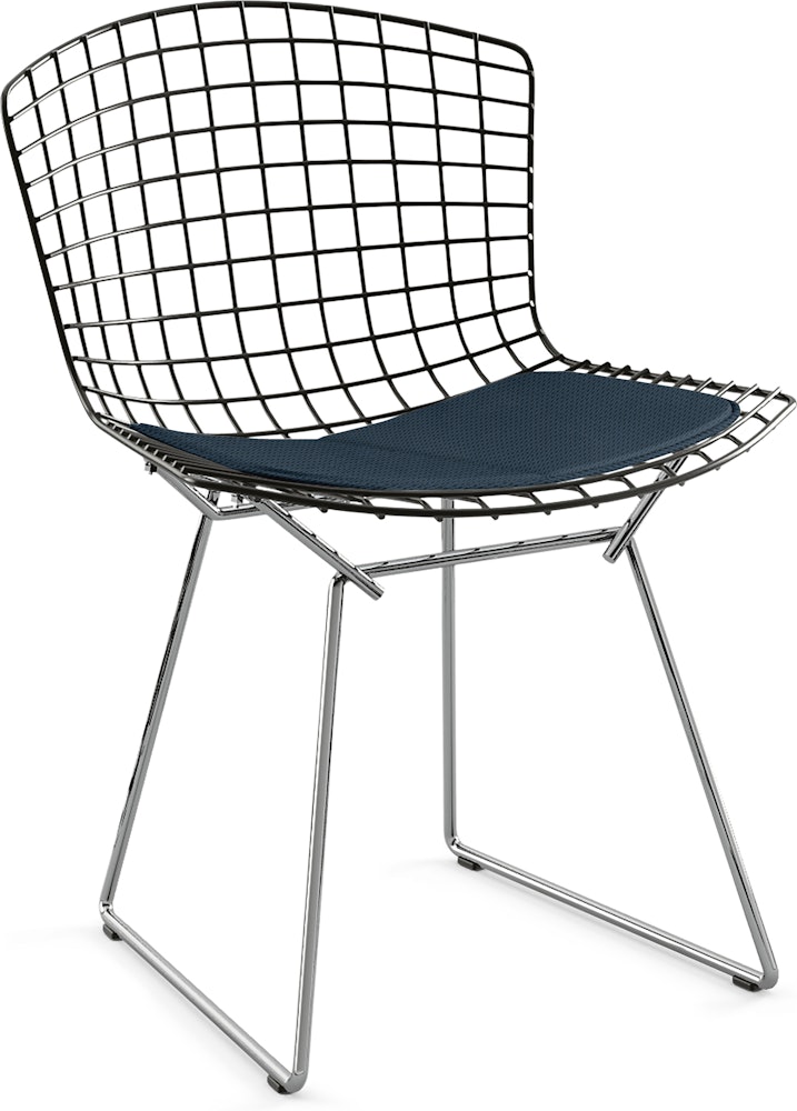 Bertoia Two-Tone Side Chair with Seat Pad